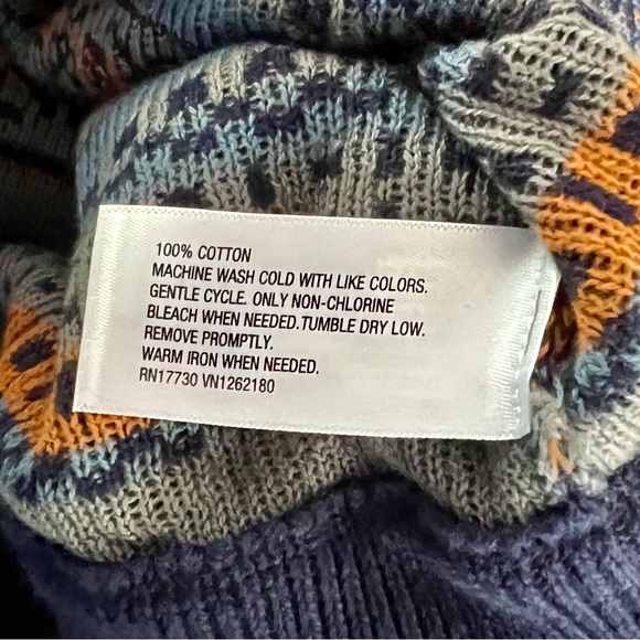 Mossimo Faire Island 100% Cotton Sweater, NWT Size Large - Picture 4 of 4